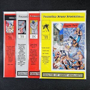 Psycho-Path #1-3 & #1 - 4 Book Lot 🔑 issue (1990) - RARE